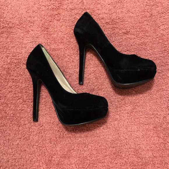 Roberto Vianni Shoes - Elegant Black Suede Heels